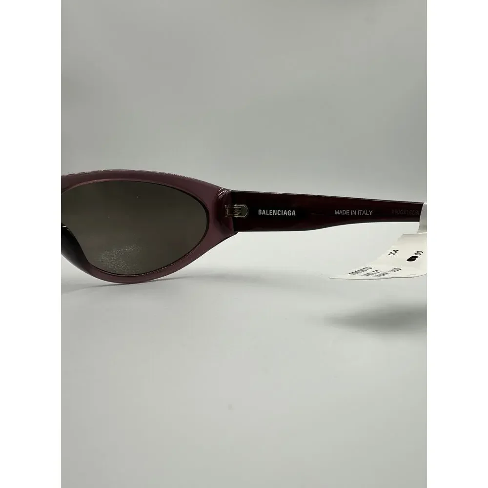 New Balenciaga BB0367S frame Violet lenses Grey  Sunglasses